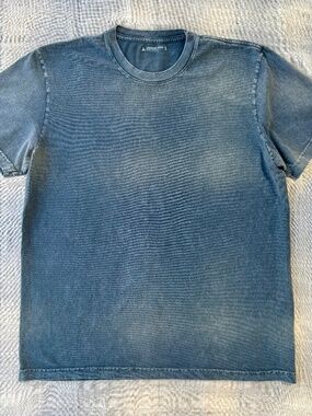 American Giant Vintage Crew Tee Mineral Wash Metropolitan Grey Large